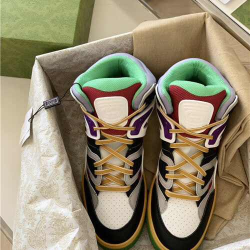 High Quality Luxury Gucci Basket High Top Sneakers product detail