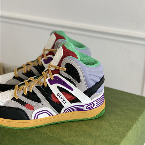 High Quality Luxury Gucci Basket High Top Sneakers product detail