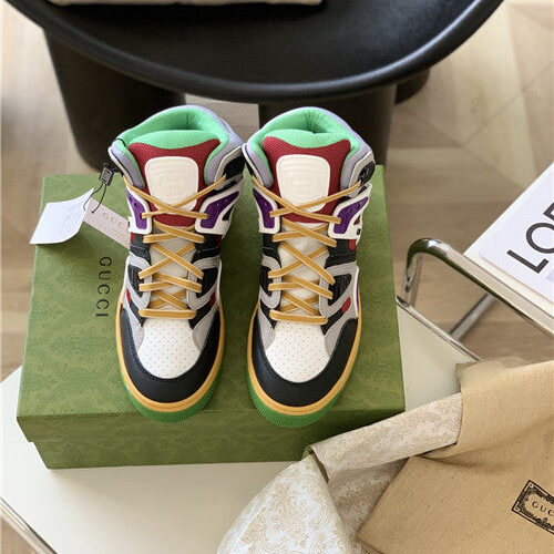 High Quality Luxury Gucci Basket High Top Sneakers product detail