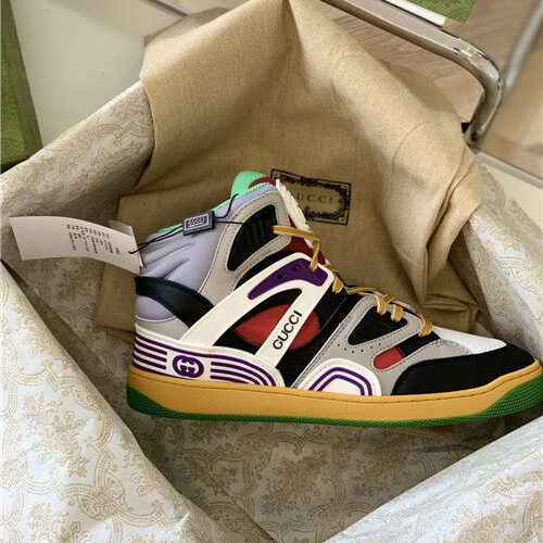 High Quality Luxury Gucci Basket High Top Sneakers product detail