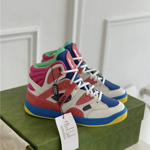 High Quality Luxury Gucci Basket High Top Sneakers – Style 13907