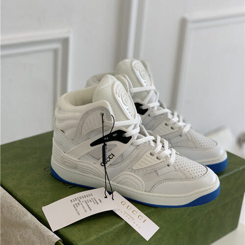 High Quality Luxury Gucci Basket High Top Sneakers – Style 17299