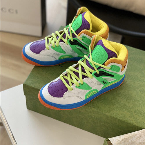 High Quality Luxury Gucci Basket High Top Sneakers – Style 48371 alternate view