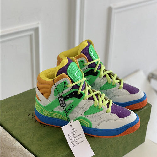 High Quality Luxury Gucci Basket High Top Sneakers – Style 48371