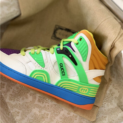 High Quality Luxury Gucci Basket High Top Sneakers – Style 48371 product detail