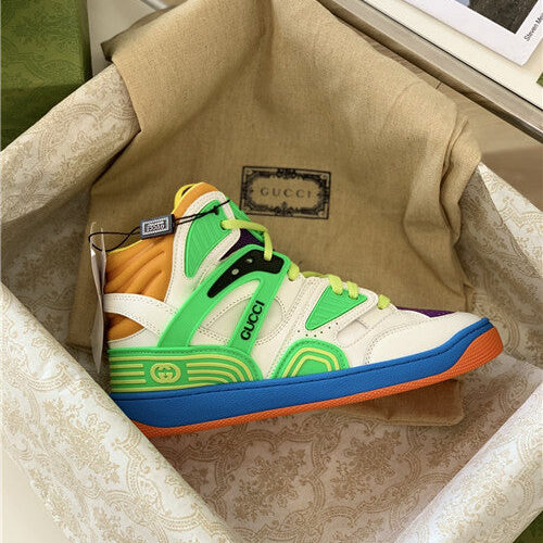 High Quality Luxury Gucci Basket High Top Sneakers – Style 48371 product detail
