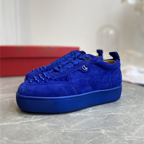 High Quality Luxury Christian Louboutin Louis Junior Spikes Sneakers – Style 01076 product detail