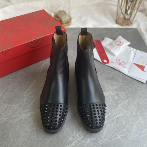 High Quality Luxury Christian Louboutin Red Bottoms Boots Womens alternate view