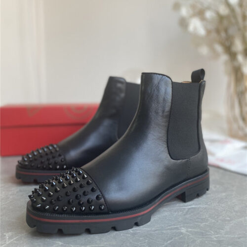 High Quality Luxury Christian Louboutin Red Bottoms Boots Womens