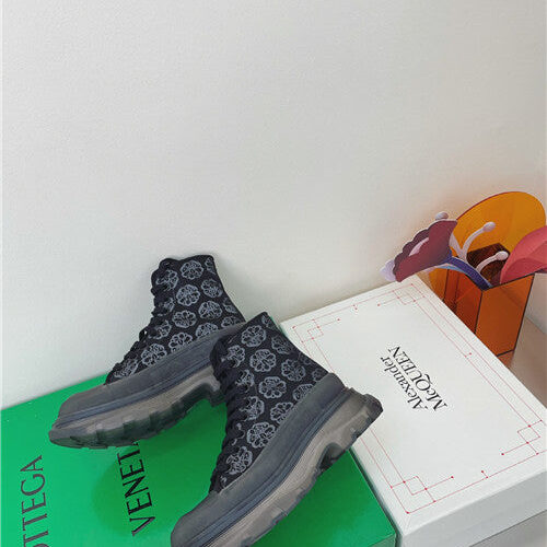 High Quality Luxury Alexander McQueen High Top Sneakers – Style 01059 alternate view