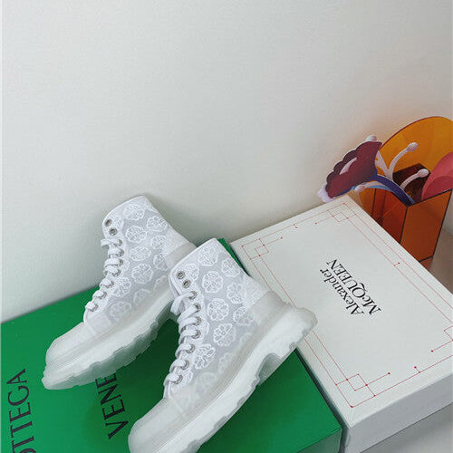 High Quality Luxury Alexander McQueen High Top Sneakers – Style 99363 alternate view