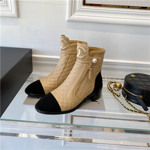 High Quality Luxury Chanel Ankle Boots Womens – Style 29830