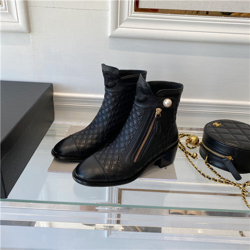 High Quality Luxury Chanel Ankle Boots Womens – Style 59206