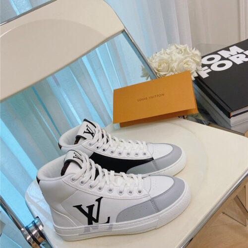 High Quality Luxury Louis Vuitton Charlie High Top Sneakers