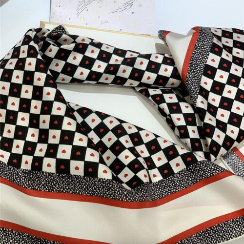 High Quality Luxury Dior Amour Square Scarf product detail