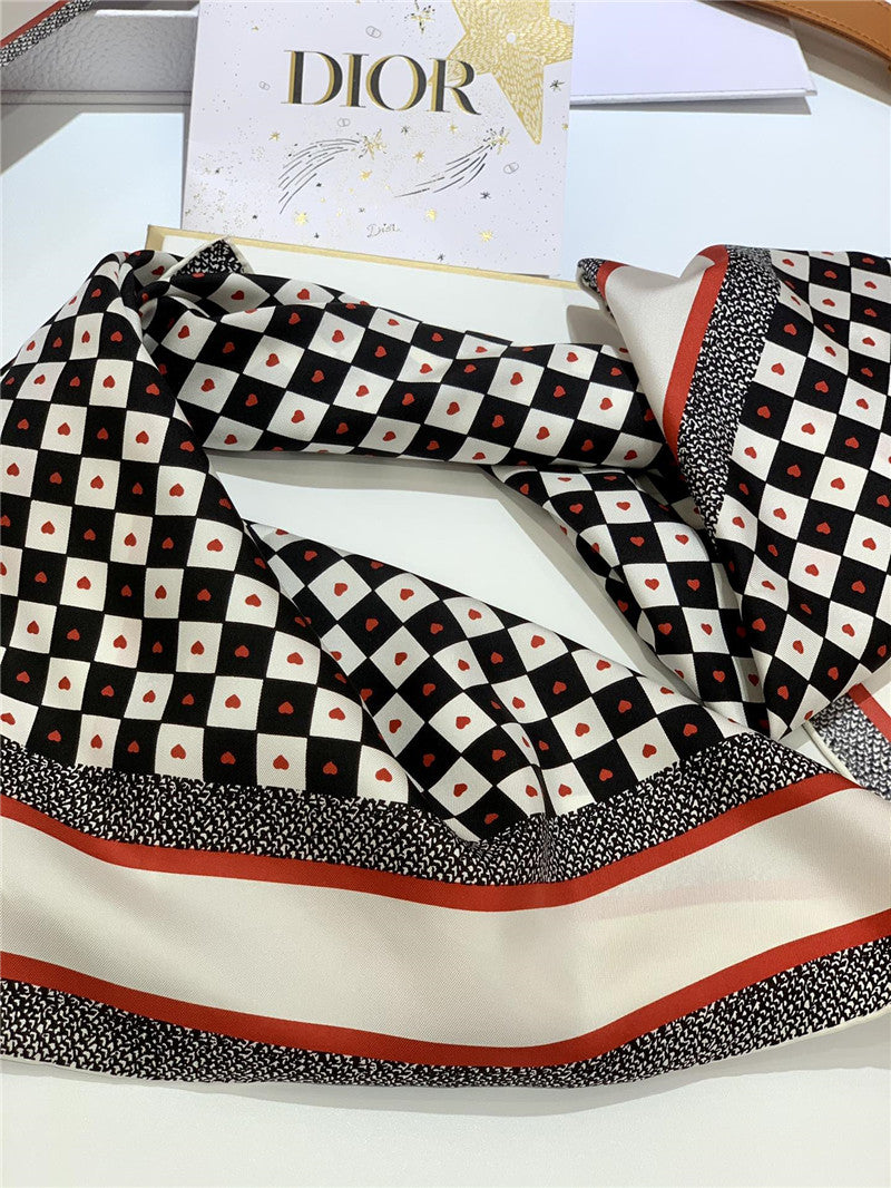 High Quality Luxury Dior Amour Square Scarf product detail