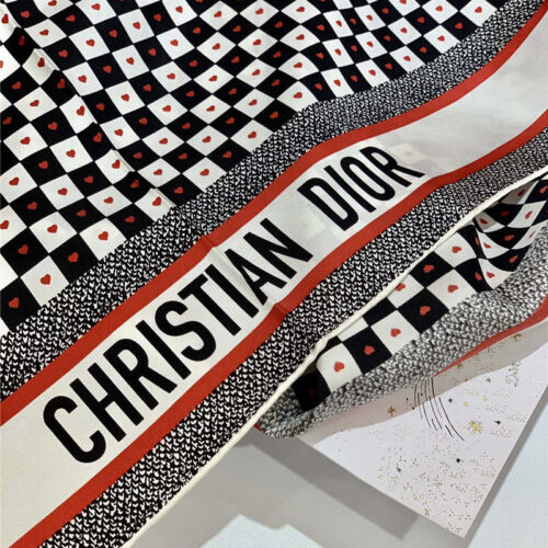 High Quality Luxury Dior Amour Square Scarf product detail