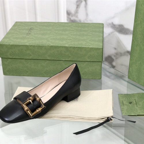 High Quality Luxury Gucci Bamboo Buckle Shoes – Style 18995 product detail