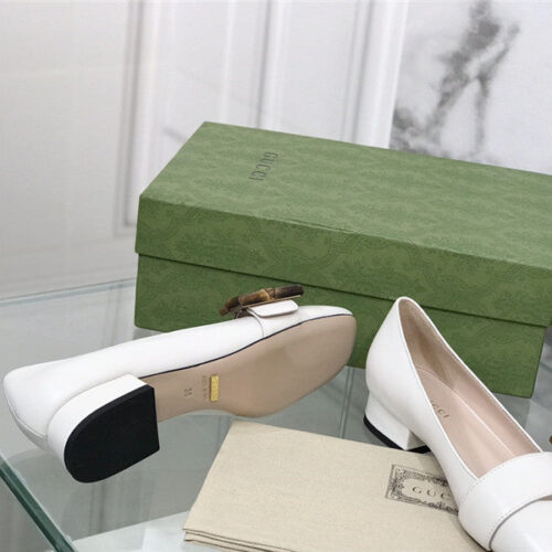 High Quality Luxury Gucci Bamboo Buckle Shoes product detail