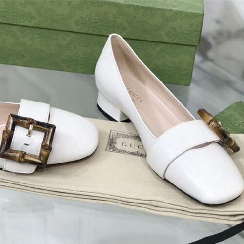 High Quality Luxury Gucci Bamboo Buckle Shoes product detail