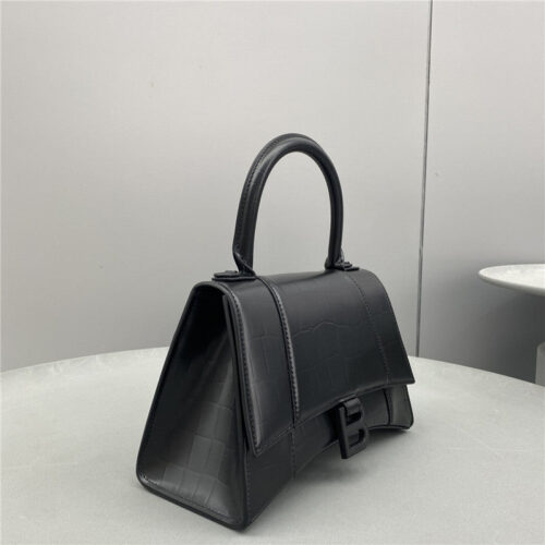 High Quality Luxury Balenciaga Hourglass Bag Black product detail