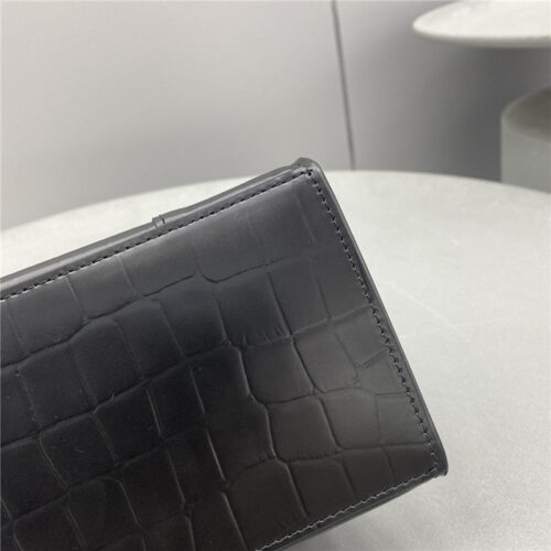 High Quality Luxury Balenciaga Hourglass Bag Black product detail