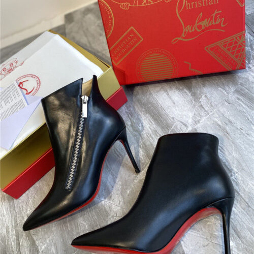 High Quality Luxury Christian Louboutin High Heel Booties – Style 86420 alternate view