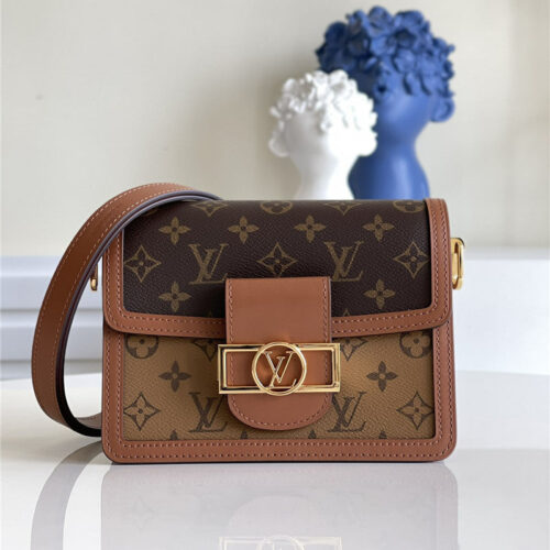 High Quality Luxury Louis Vuitton Dauphine MM Monogram Bag – Style 47629