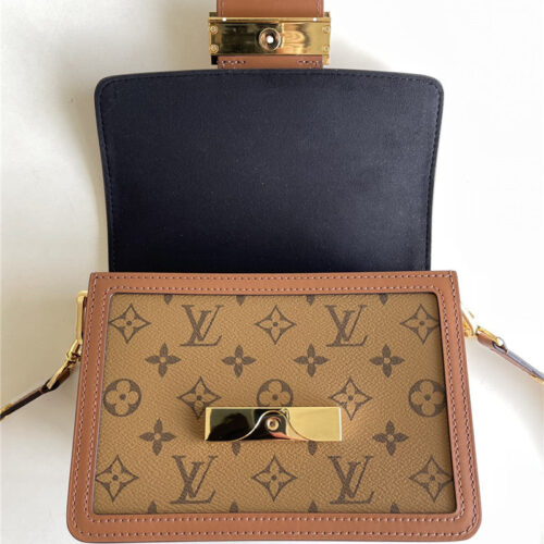 High Quality Luxury Louis Vuitton Dauphine MM Monogram Bag – Style 47629 product detail