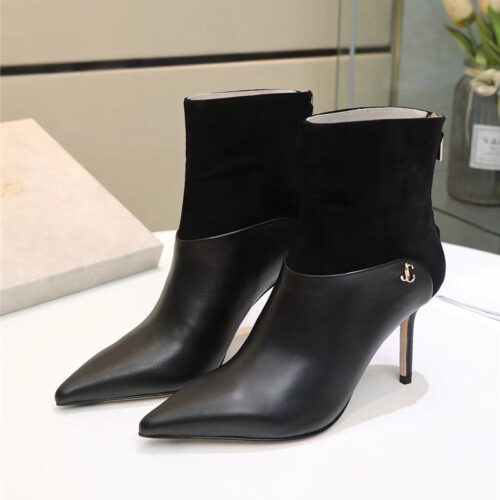 High Quality Luxury Jimmy Choo Pointed High Heel Ankle Boots – Style 41175 alternate view