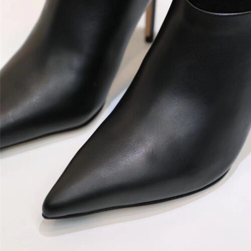High Quality Luxury Jimmy Choo Pointed High Heel Ankle Boots – Style 41175 product detail