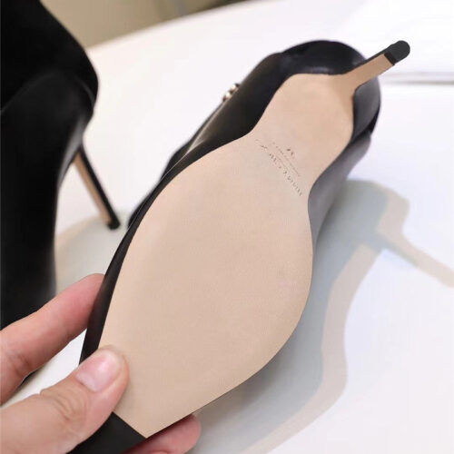 High Quality Luxury Jimmy Choo Pointed High Heel Ankle Boots – Style 41175 product detail