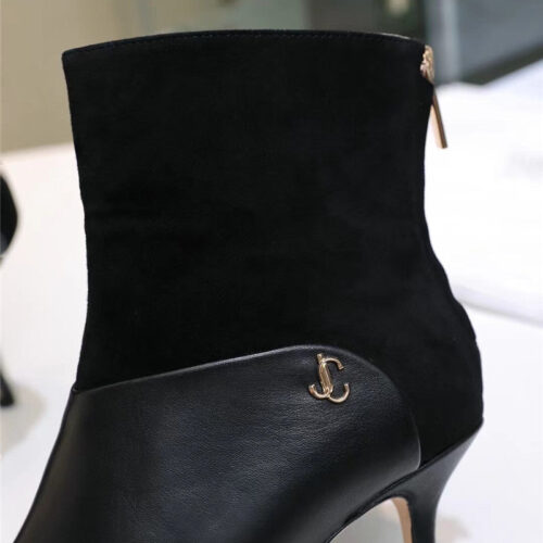 High Quality Luxury Jimmy Choo Pointed High Heel Ankle Boots – Style 41175 product detail