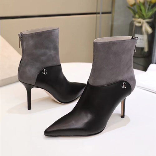 High Quality Luxury Jimmy Choo Pointed High Heel Ankle Boots product detail