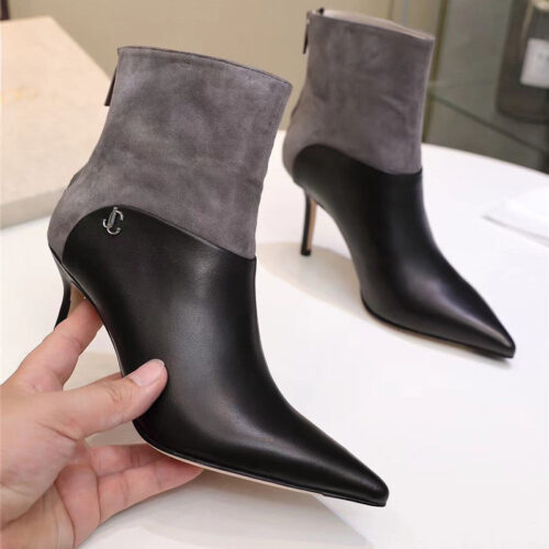 High Quality Luxury Jimmy Choo Pointed High Heel Ankle Boots product detail