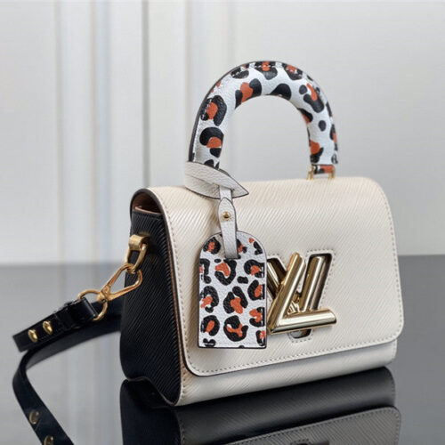 High Quality Luxury Louis Vuitton Twist MM Epi Leather Shoulder Bag