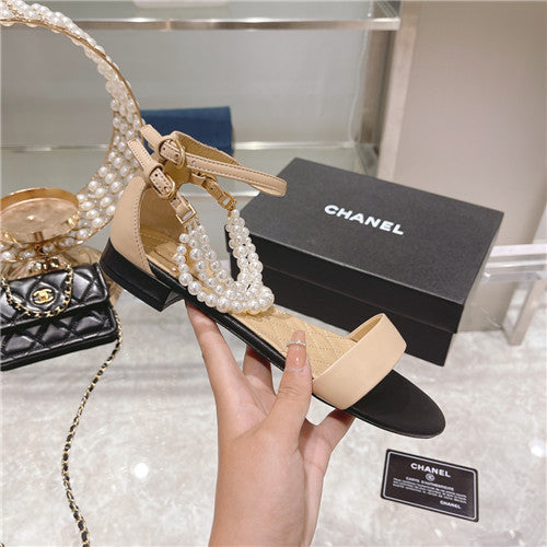 High Quality Luxury Chanel Pearl Sandals Womens product detail