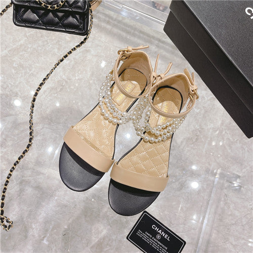 High Quality Luxury Chanel Pearl Sandals Womens product detail