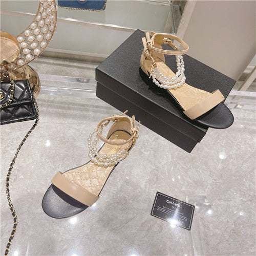 High Quality Luxury Chanel Pearl Sandals Womens product detail