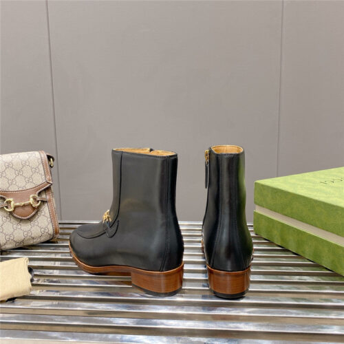 High Quality Luxury Gucci Flat Chain Boots product detail