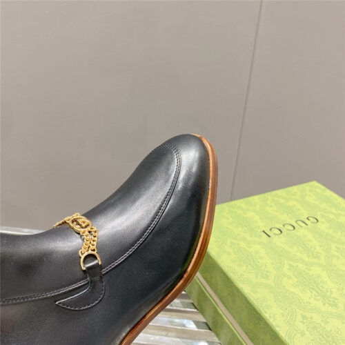 High Quality Luxury Gucci Flat Chain Boots product detail