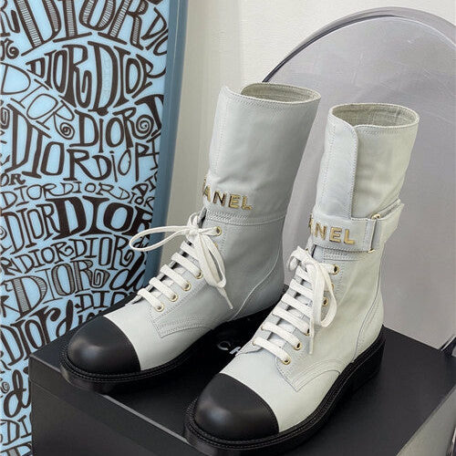 High Quality Luxury Chanel Ankle Boots Martin Boots alternate view