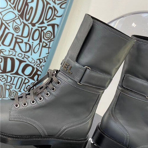 High Quality Luxury Chanel Ankle Boots Martin Boots – Style 01670 alternate view