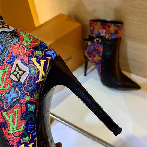 High Quality Luxury Louis Vuitton Heel Boots – Style 47267 product detail