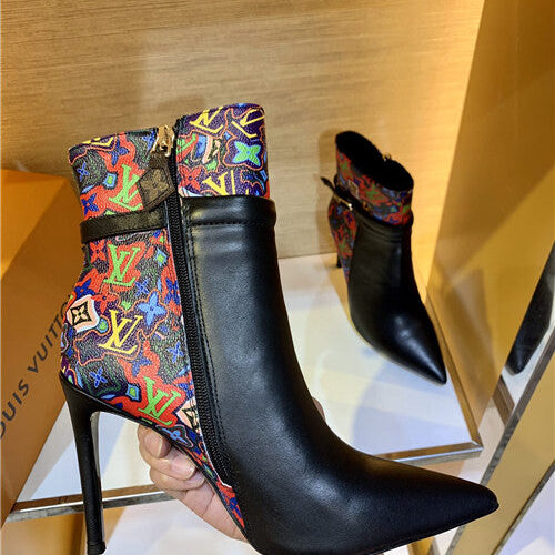 High Quality Luxury Louis Vuitton Heel Boots – Style 47267 alternate view
