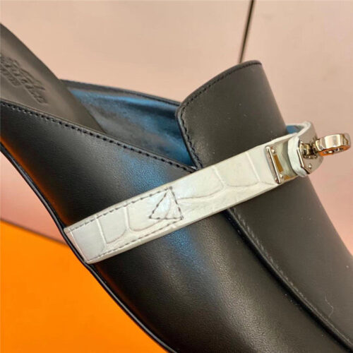 High Quality Luxury Hermes Mueller Slippers product detail
