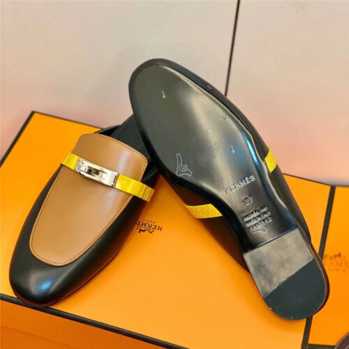 High Quality Luxury Hermes Mueller Slippers – Style 70915 product detail