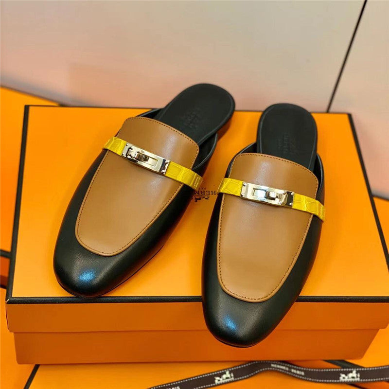 High Quality Luxury Hermes Mueller Slippers – Style 70915 product detail