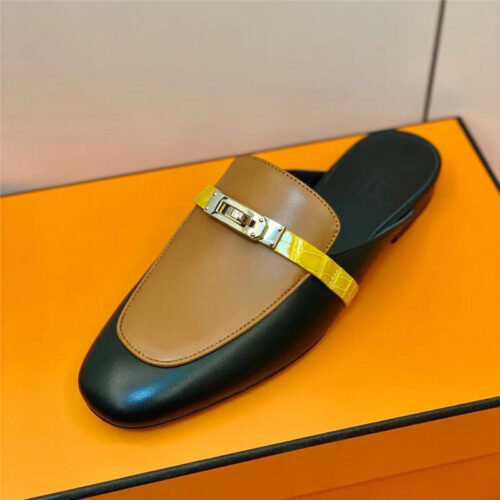 High Quality Luxury Hermes Mueller Slippers – Style 70915 product detail