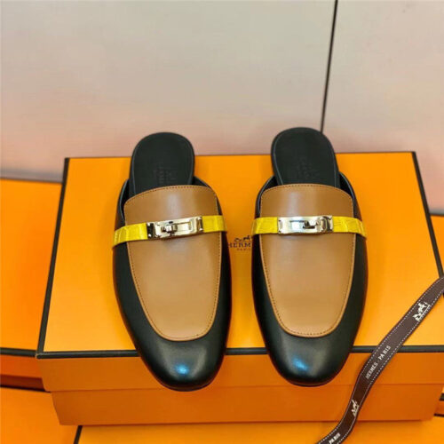 High Quality Luxury Hermes Mueller Slippers – Style 70915 product detail